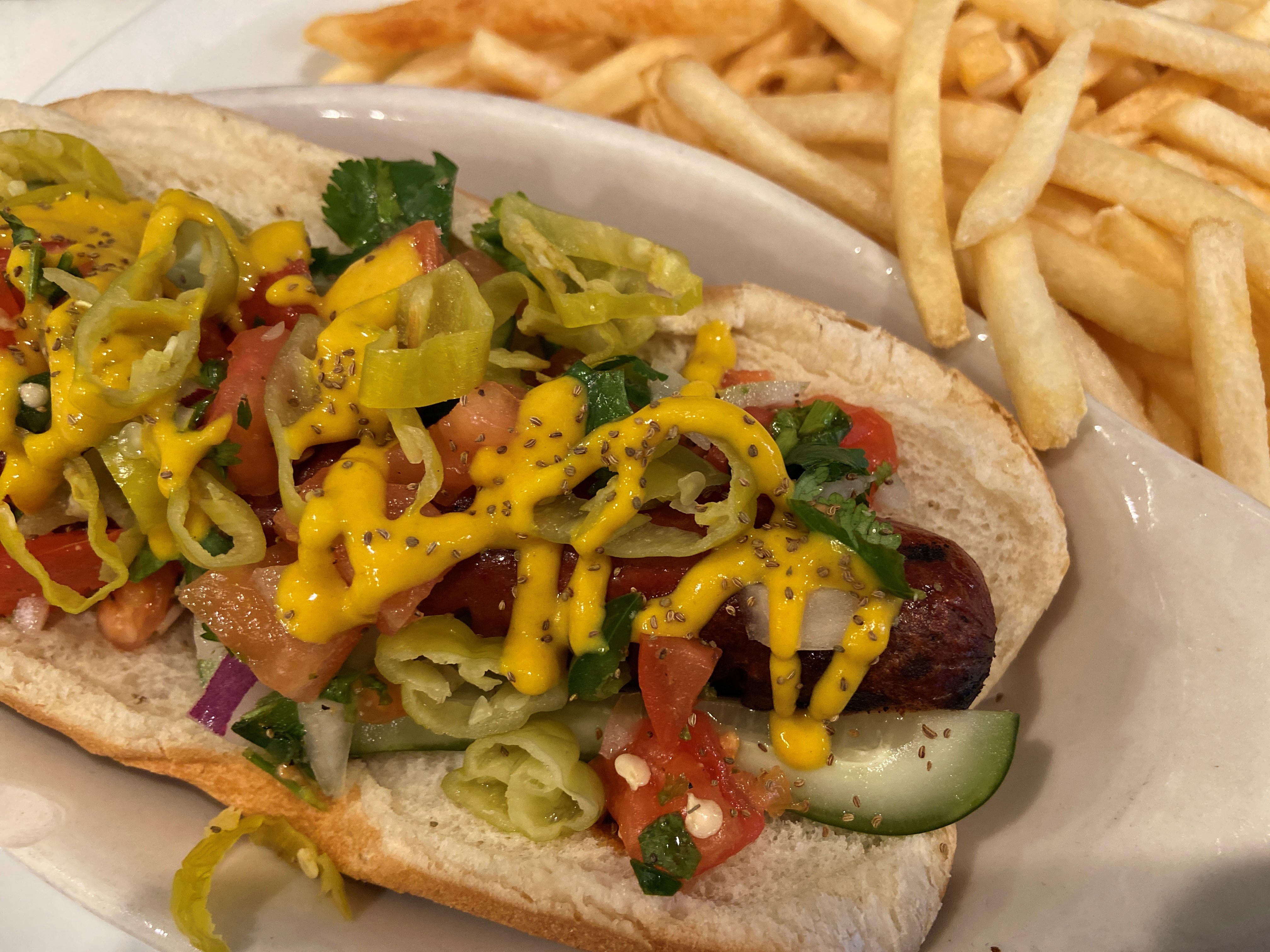Order Chicago Dog food online from Pickles Deli store, Newbury Park on bringmethat.com