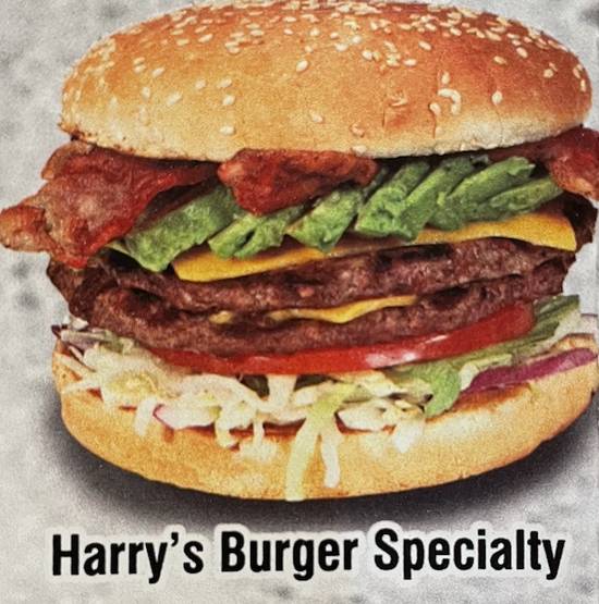 Order Harry's Burger Specialty food online from Harry's Cafe- Katella Ave store, Stanton on bringmethat.com