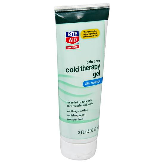 Order Rite Aid Cold Therapy Gel 4% Menthol (3 oz) food online from Rite Aid store, Willard on bringmethat.com