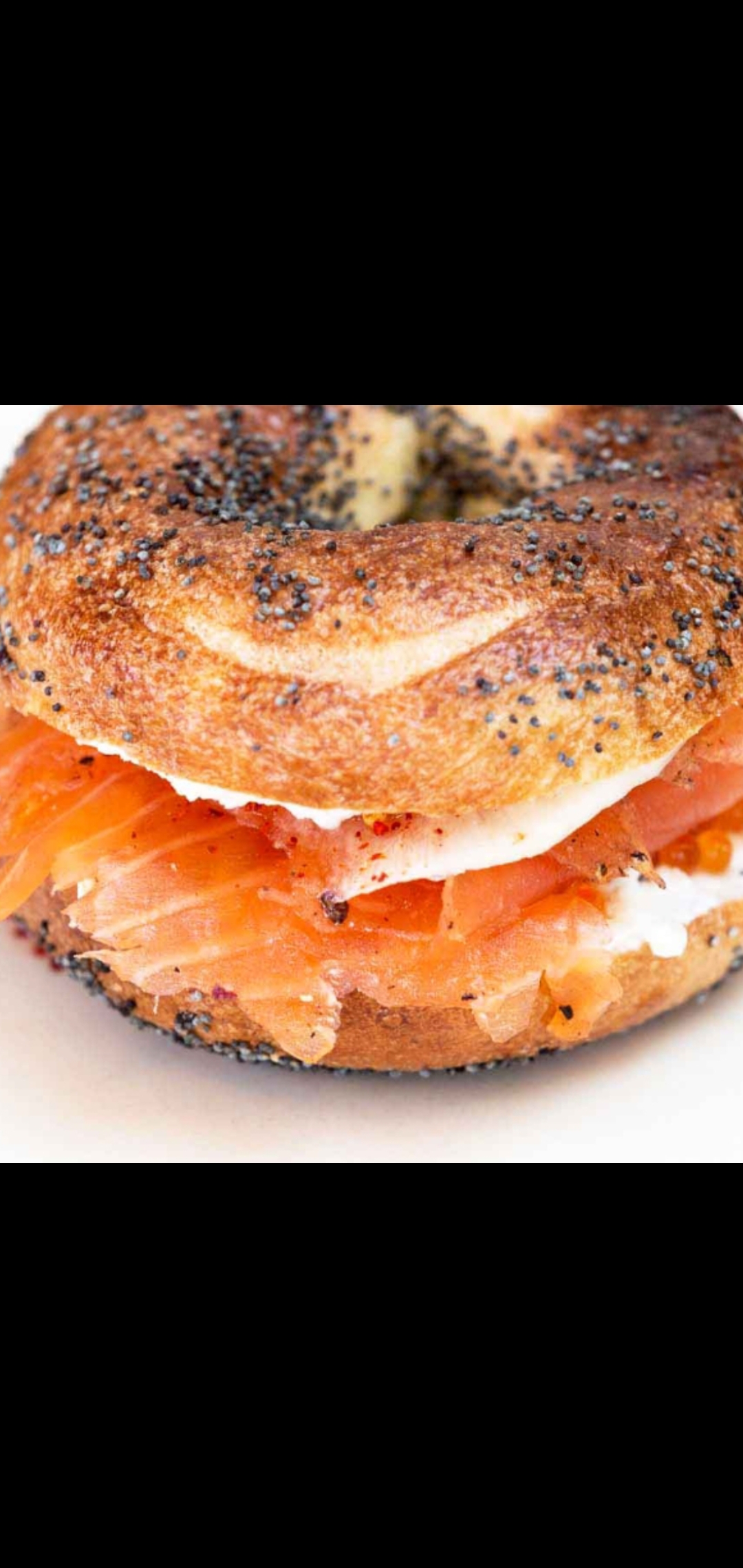 Order Bagel With Lox Spread Cream Cheese  food online from American Gourmet Foods Deli store, New York on bringmethat.com