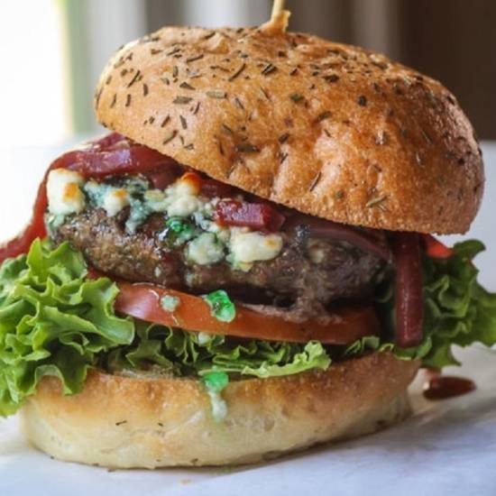 Order Bare Lil' Lamb Burger food online from Bare Back Grill store, San Diego on bringmethat.com