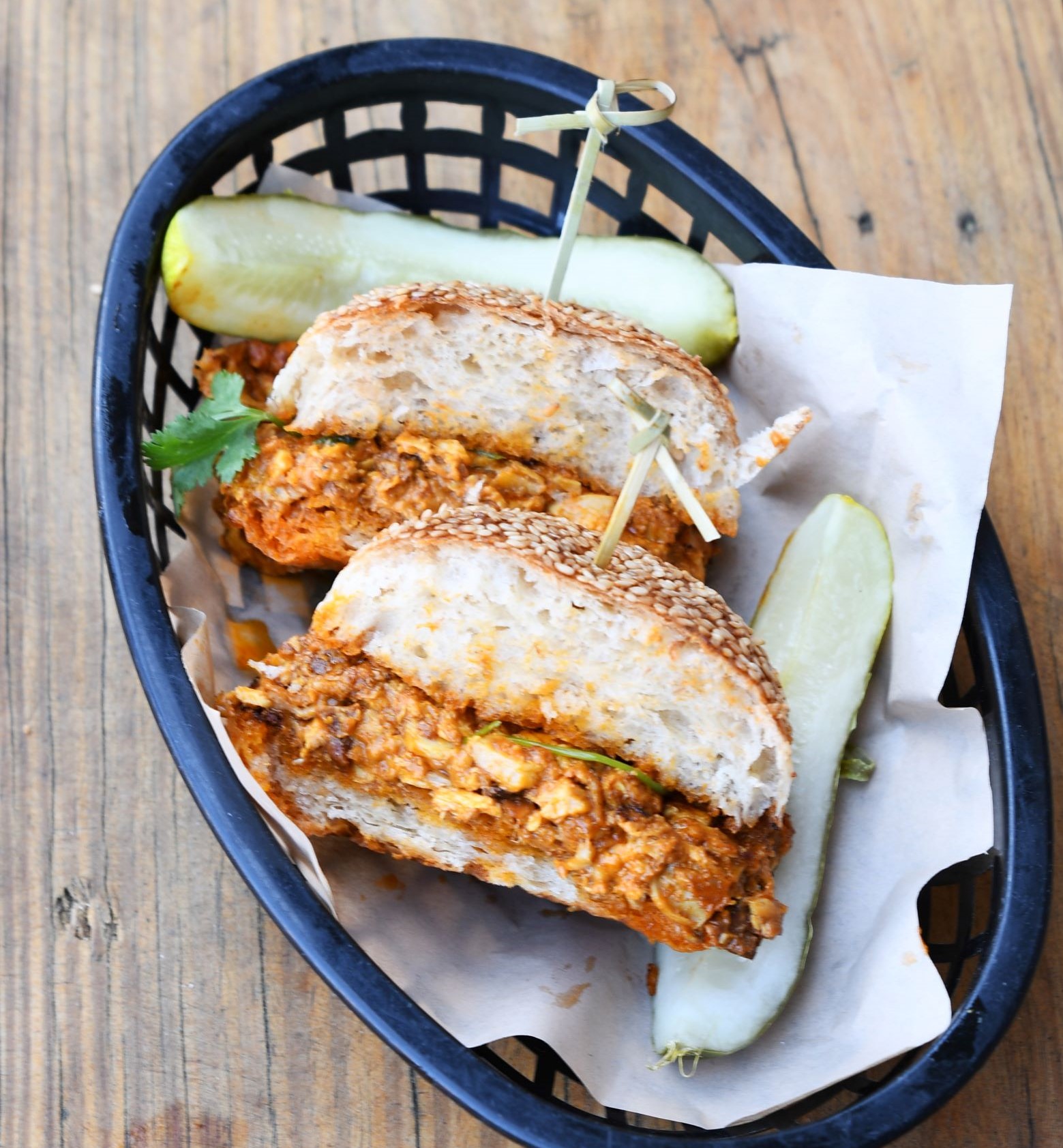 Order Spicy Roast Chicken Wrap food online from Morgan's Pier store, Philadelphia on bringmethat.com