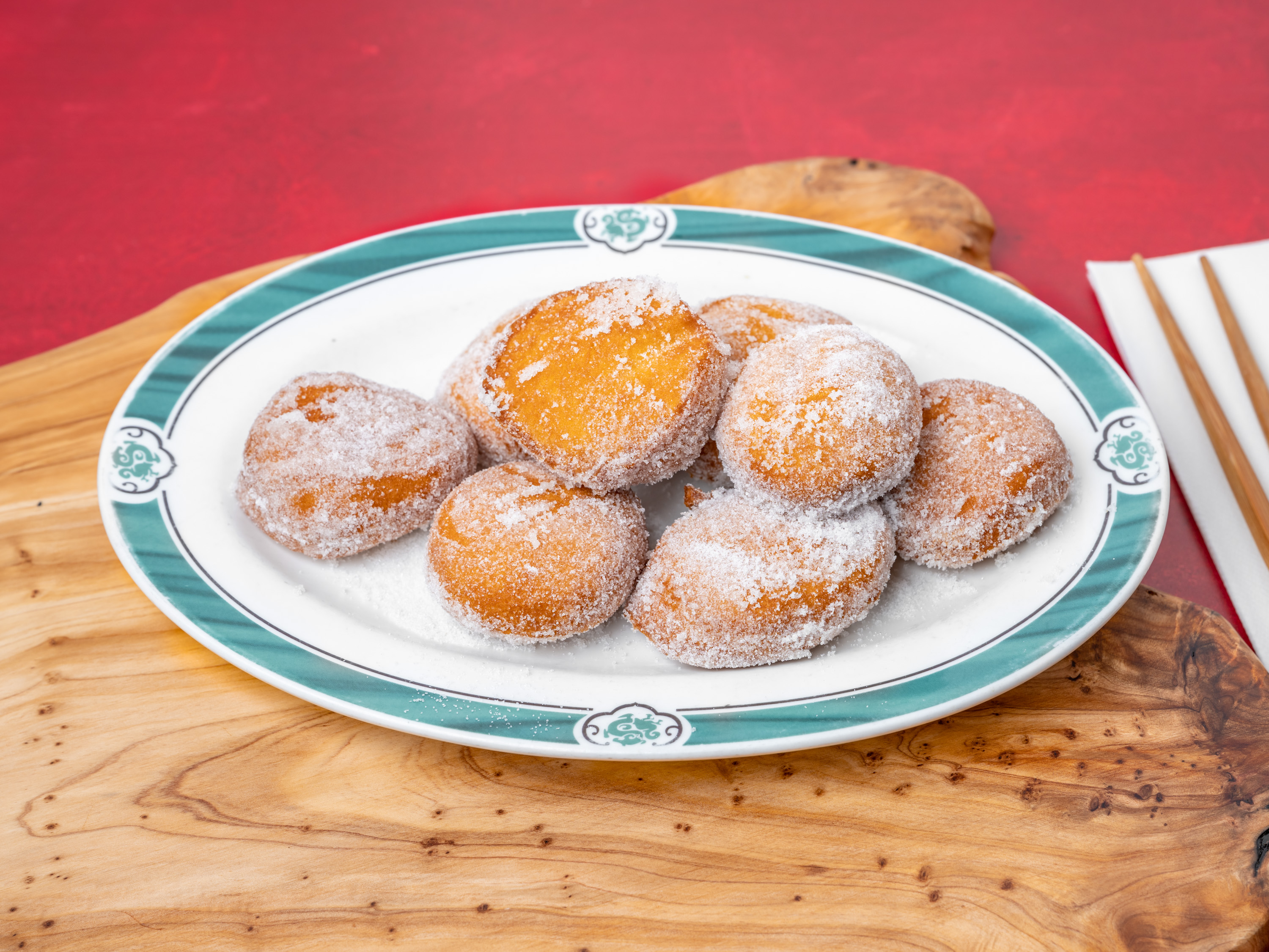 Order A16. Fried Donuts food online from Golden Dragon store, Athens on bringmethat.com