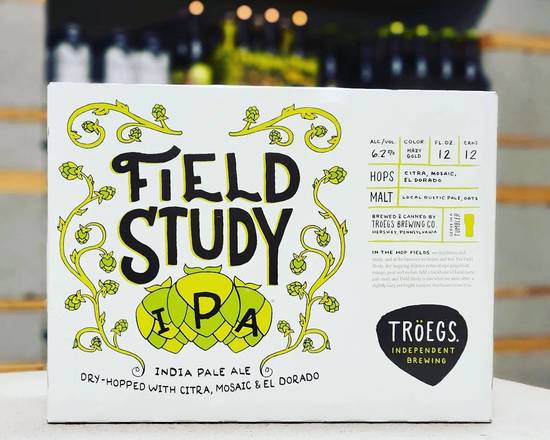 Order Troegs: Field Study IPA 12-Pack food online from Bottlebox store, Norfolk on bringmethat.com