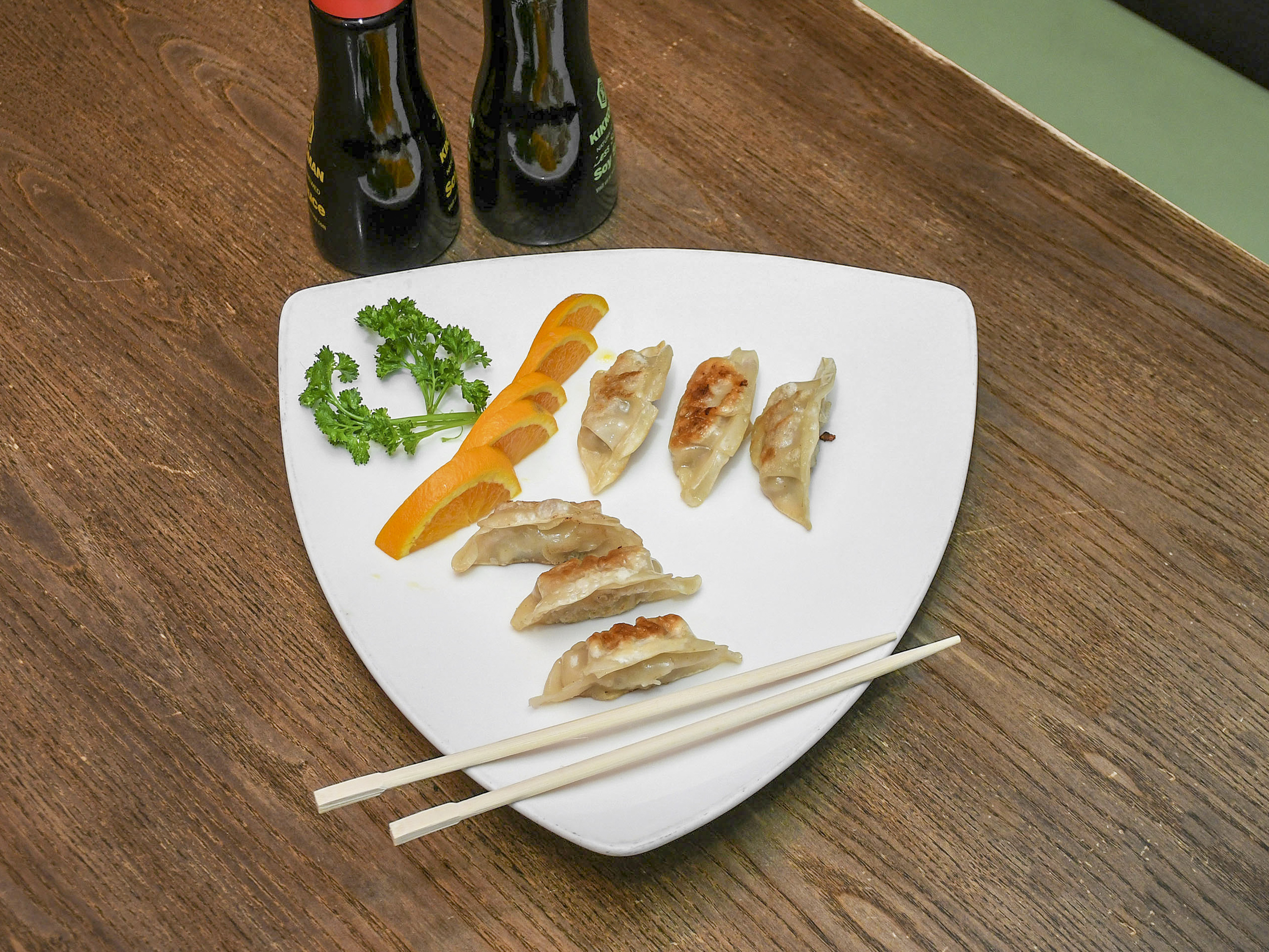 Order Gyoza food online from Samurai Sushi & Hibachi store, West Des Moines on bringmethat.com