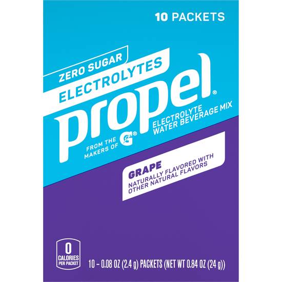 Order Propel Grape Powder Electrolyte Water Beverage Mix, 10 CT food online from CVS store, ATHENS on bringmethat.com