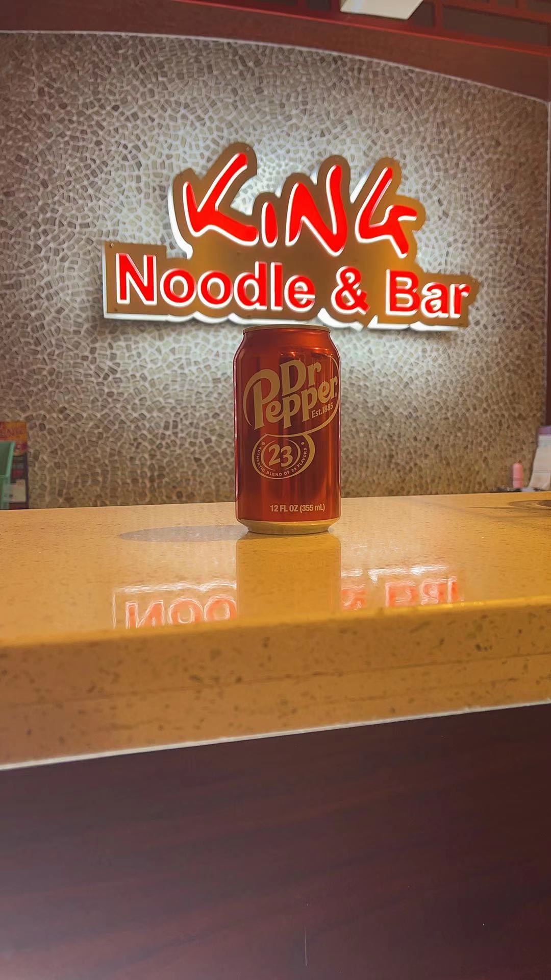 Order Dr Pepper food online from King Noodle And Bar store, Killeen on bringmethat.com