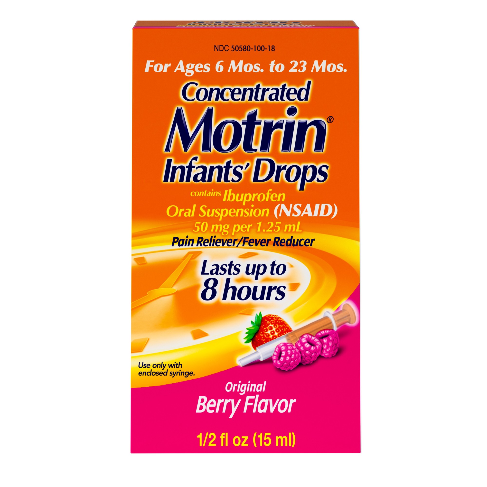 Order Motrin Concentrated Ibuprofen Infants' Drops, Berry - 0.5 fl oz food online from Rite Aid store, Williamsville on bringmethat.com