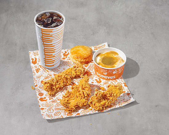 Order 3Pc Handcrafted Tenders Combo food online from Popeyes store, Chicago on bringmethat.com
