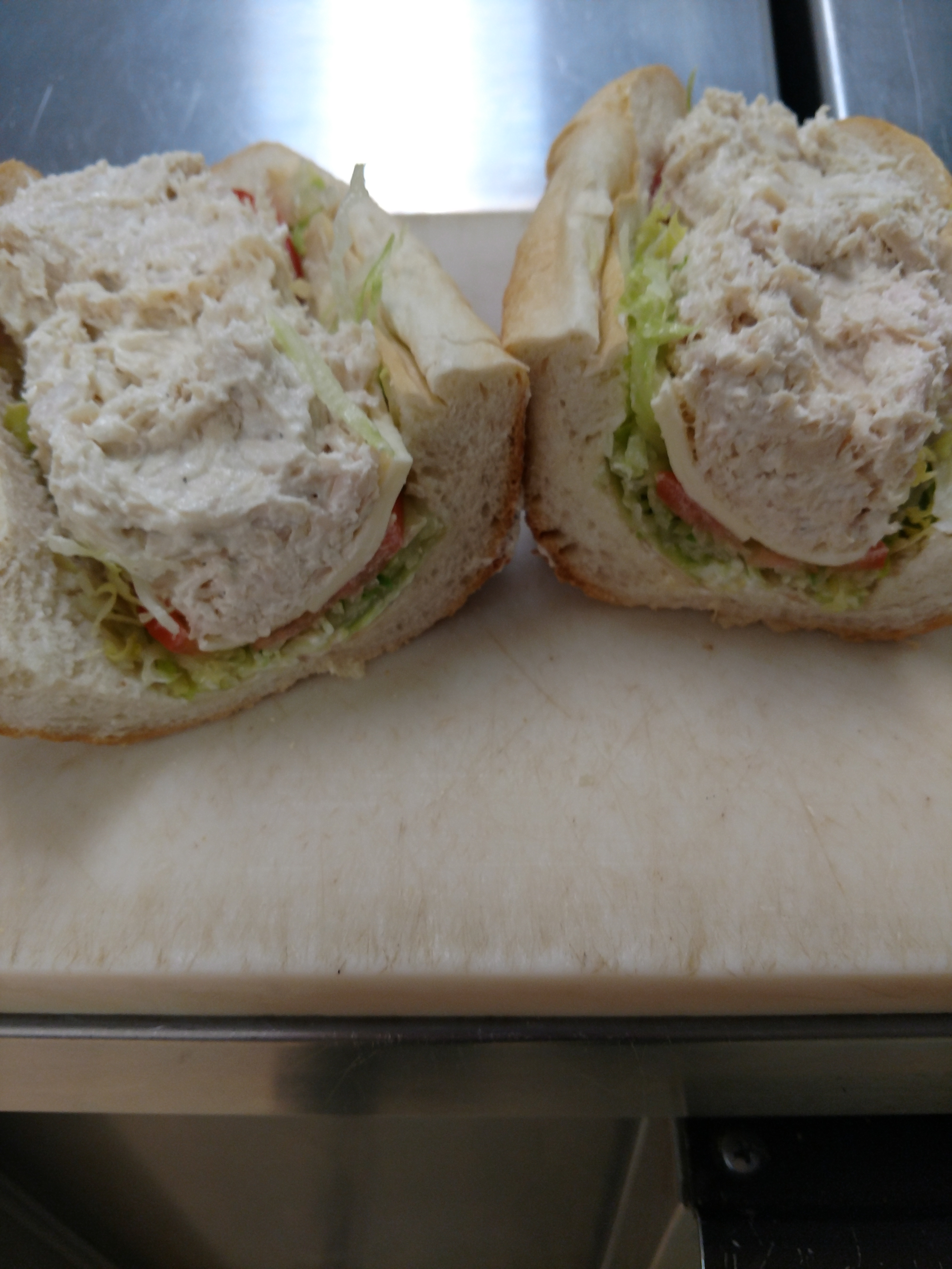 Order Chicken Salad Cold Sub food online from Dynamite Subs store, Reading on bringmethat.com