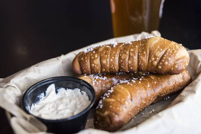 Order Pretzels and Beer Cheese food online from Mr Brews Taphouse store, Lawrence on bringmethat.com