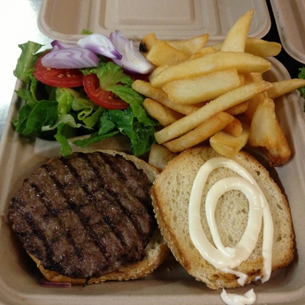 Order Hamburger and Fries  food online from Pizzelle Di North Beach store, San Francisco on bringmethat.com