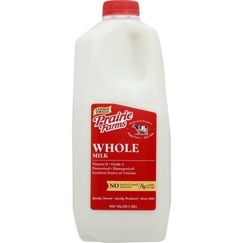 Order Prairie Farms Whole Milk Half Gallon food online from 7-Eleven store, Detroit on bringmethat.com