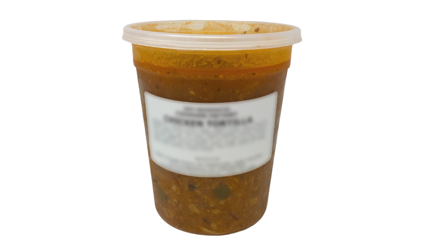 Order Chicken Tortilla Soup (Refrigerated) food online from Chowder Factory store, Lowell on bringmethat.com