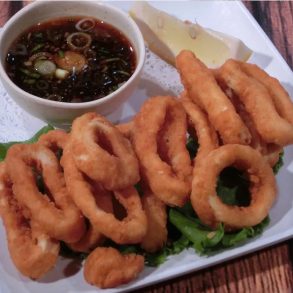 Order Fried Calamari food online from Izakaya Takasei store, Fullerton on bringmethat.com