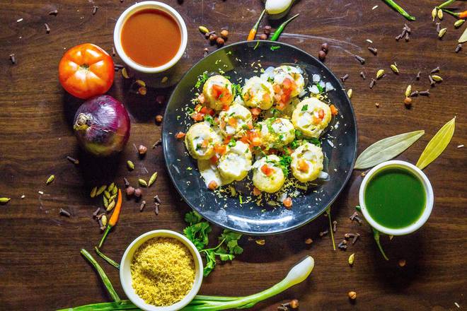Order Dahi Puri food online from EggHolic store, Irving on bringmethat.com
