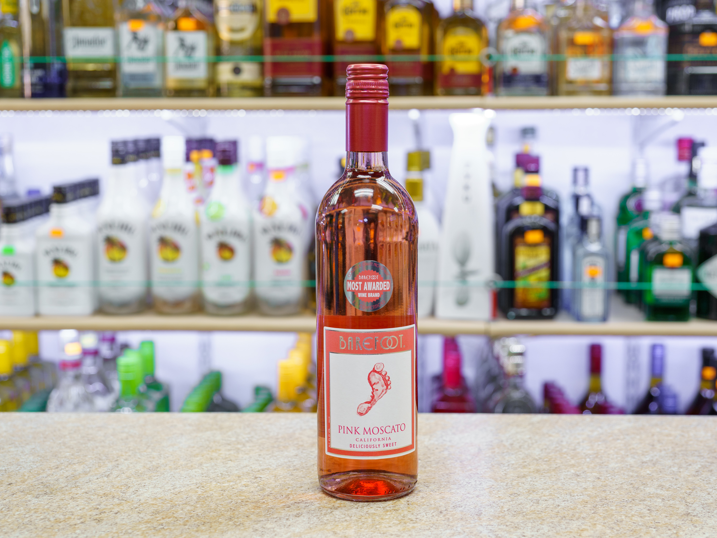Order Barefoot Pink Moscato food online from Orange Liquor Mart store, Anaheim on bringmethat.com