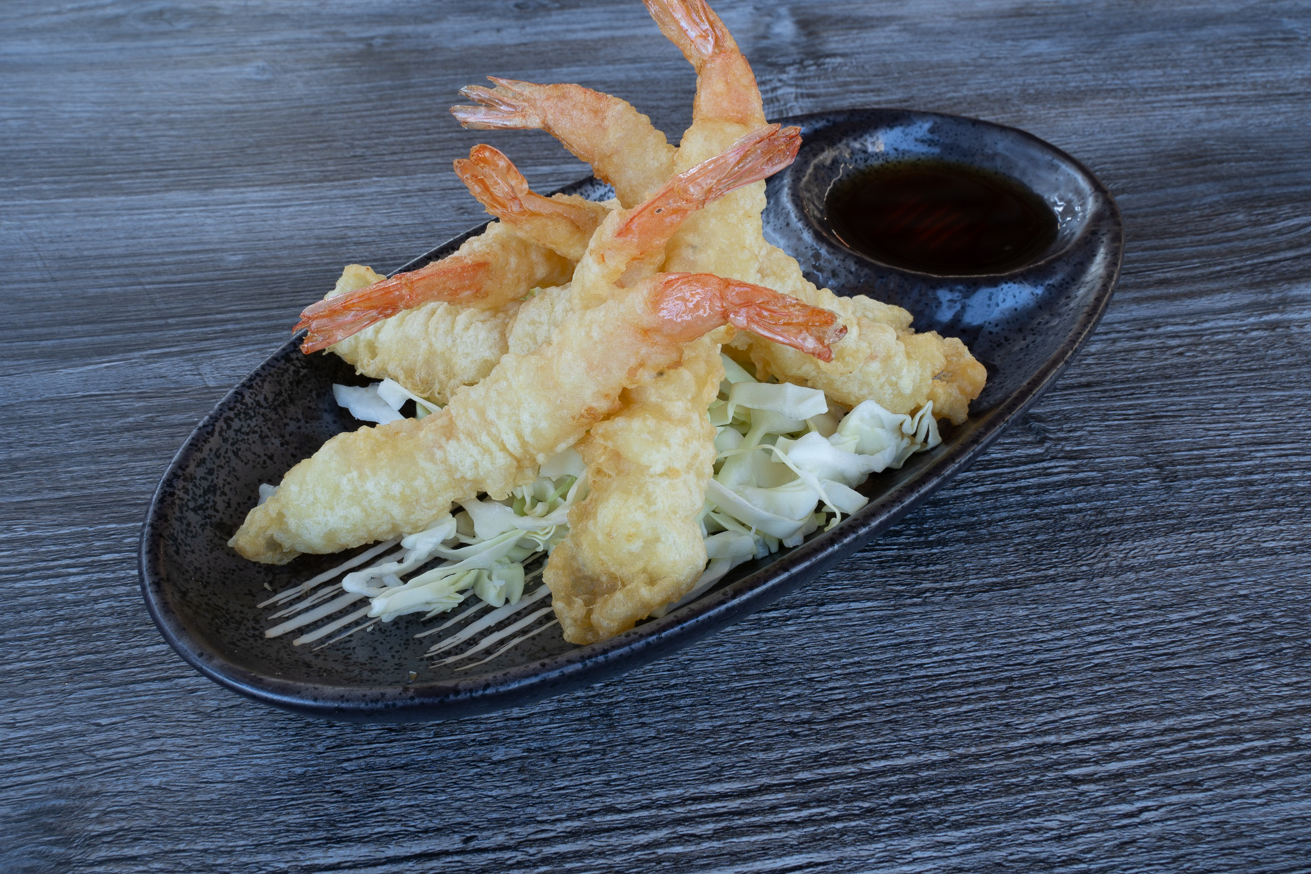 Order 6 Piece Shrimp Tempura food online from Seksun Sushi store, Chandler on bringmethat.com