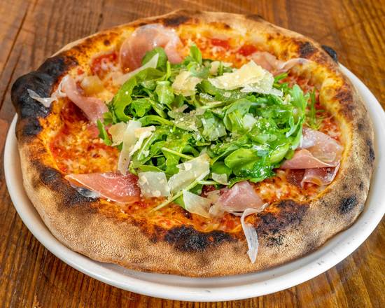 Order Prosciutto and Arugula Pizza food online from Fire &amp; Hops Pizza store, Richmond on bringmethat.com