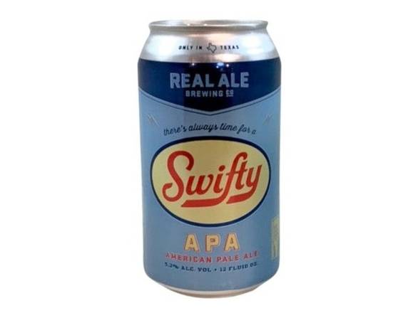 Order Real Ale Swifty APA - 6x 12oz Cans food online from Liquor Cabinet store, Houston on bringmethat.com