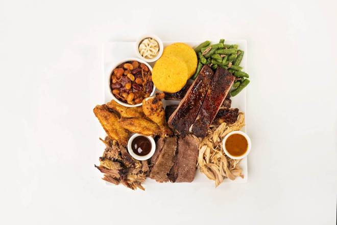 Order The Ultimate Combo food online from Old Carolina Barbecue Company store, Rocky River on bringmethat.com