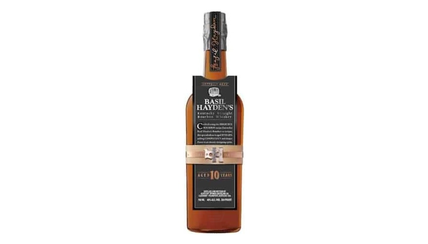Order Basil Hayden's Kentucky Straight Bourbon Whiskey 10 Year 750mL food online from Orcutt Liquor & Deli store, Orcutt on bringmethat.com