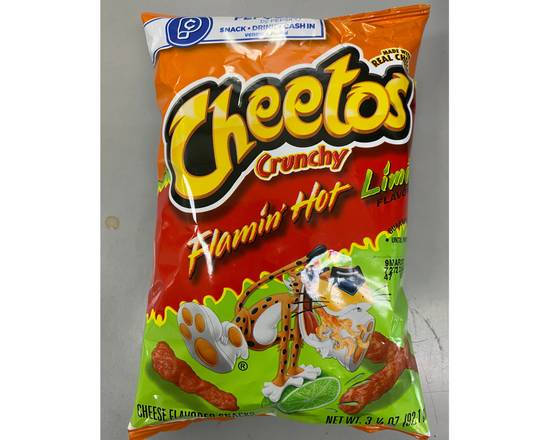 Order Cheetos Crunchy Flamin Hot Limon food online from Webster In & Out store, Houston on bringmethat.com