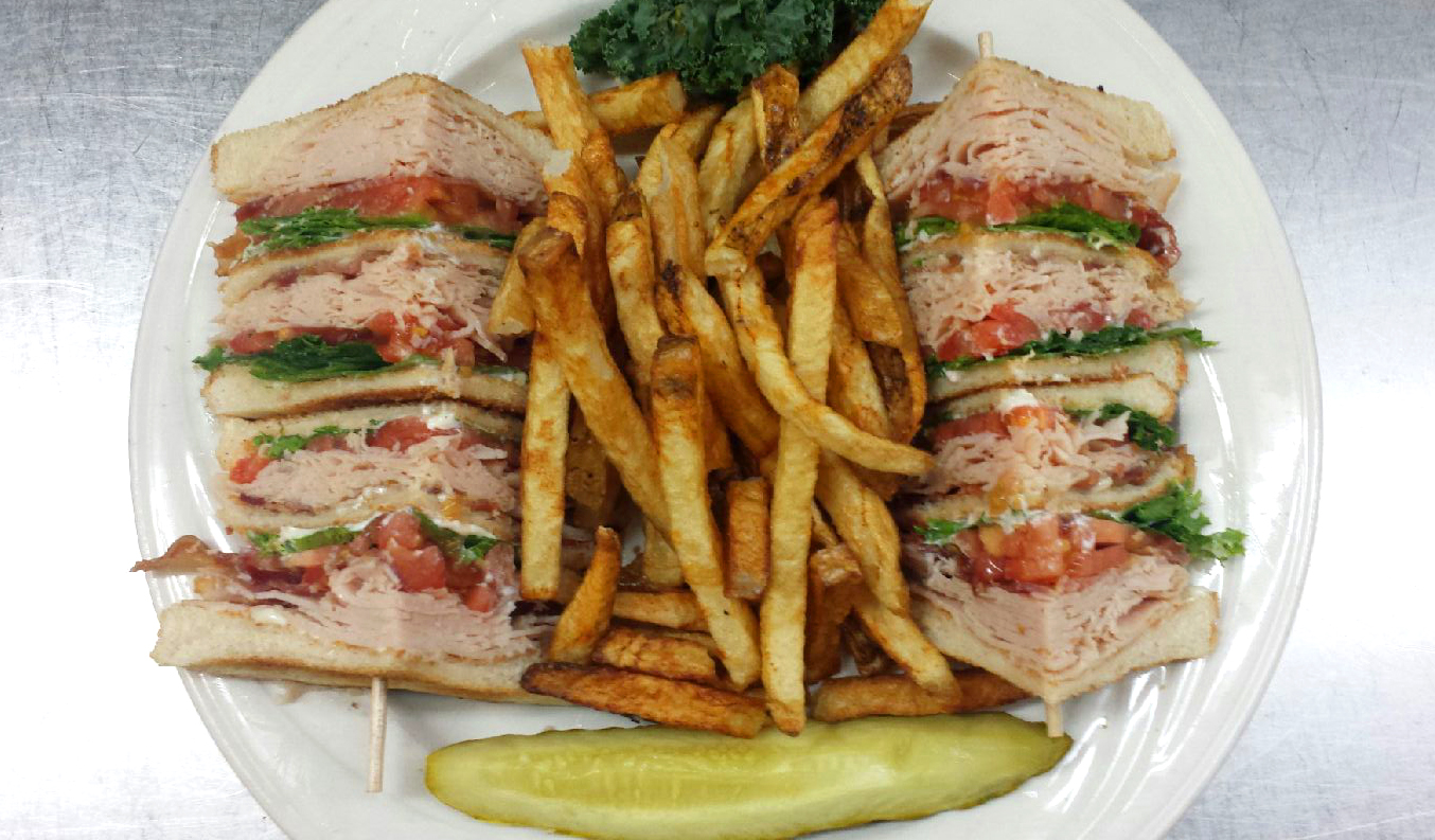 Order Deluxe Turkey Club food online from Beefalo Bob's store, Riviera Beach on bringmethat.com