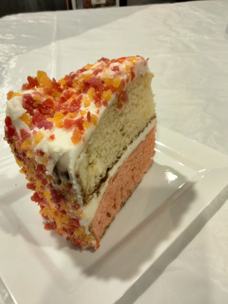 Order Strawberry Crunch Cake food online from Ruby Roof store, Philadelphia on bringmethat.com