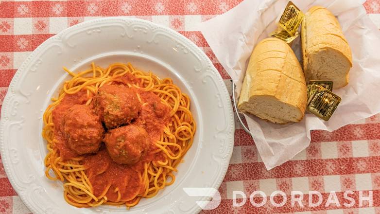 Order Spaghetti And Meatball food online from Carmine Pizza store, Henderson on bringmethat.com