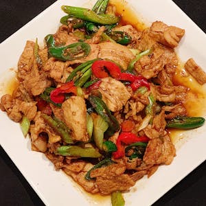 Order P20. 小炒肉 Country style pork food online from Red Pepper Chinese Restaurant store, Lawrence on bringmethat.com