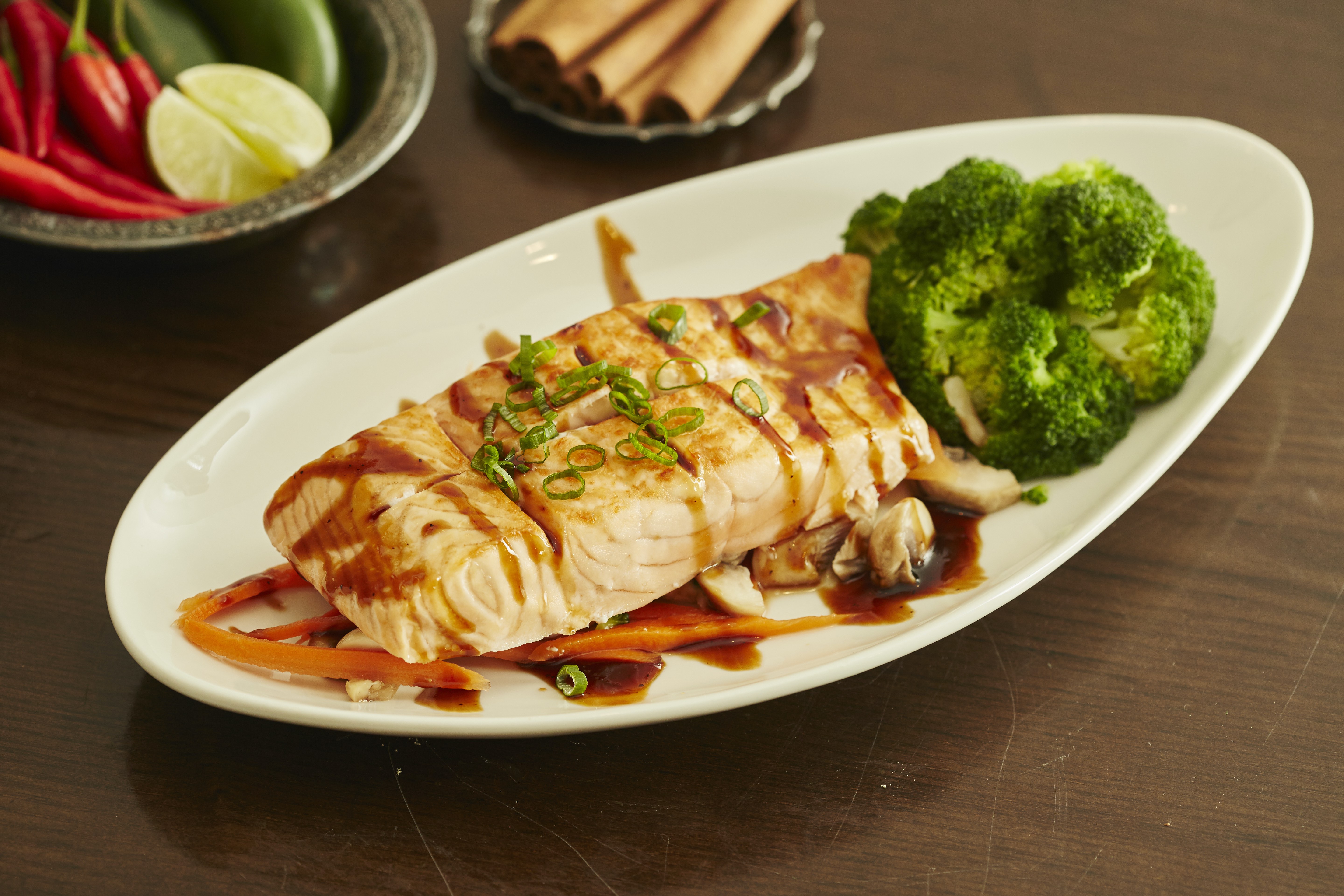 Order Teriyaki Salmon food online from China Spice NYC store, New York on bringmethat.com