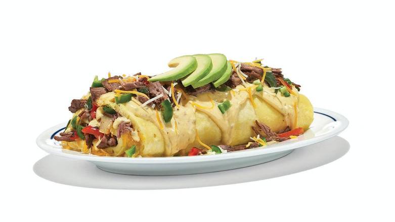 Order Spicy Poblano Omelette food online from IHOP store, San Antonio on bringmethat.com