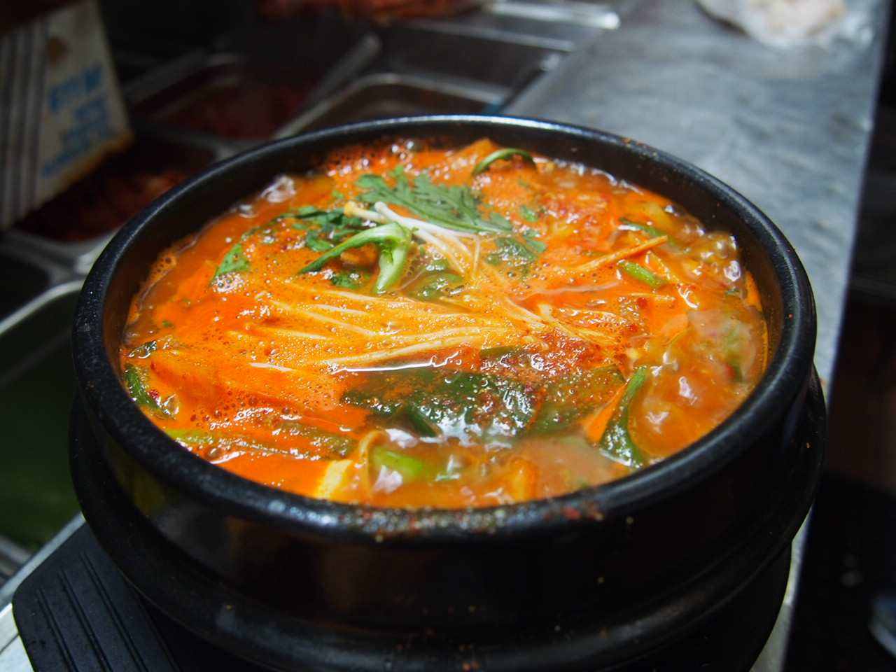 Order D-7. Cod Egg Stew (알탕/鱼子汤) food online from Restaurant Namsan store, Los Angeles on bringmethat.com