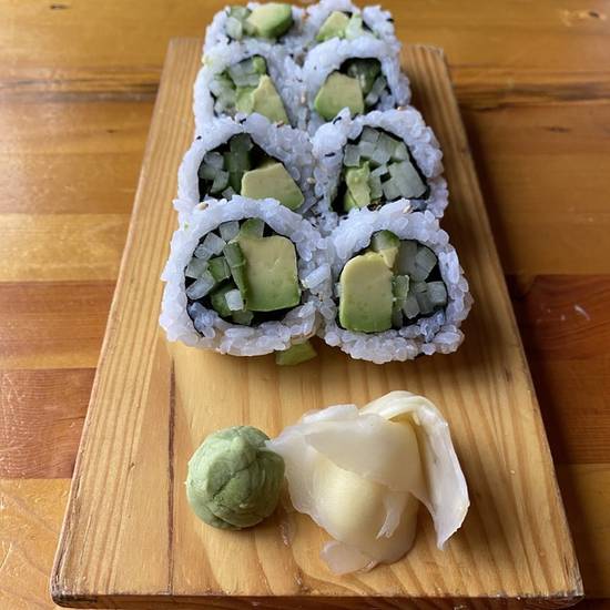 Order Avocado Cuke Roll food online from Blufin Sushi store, Grosse Pointe Farms on bringmethat.com