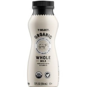 Order 7 Select Organic Whole Milk 12 oz food online from 7-Eleven store, Eugene on bringmethat.com