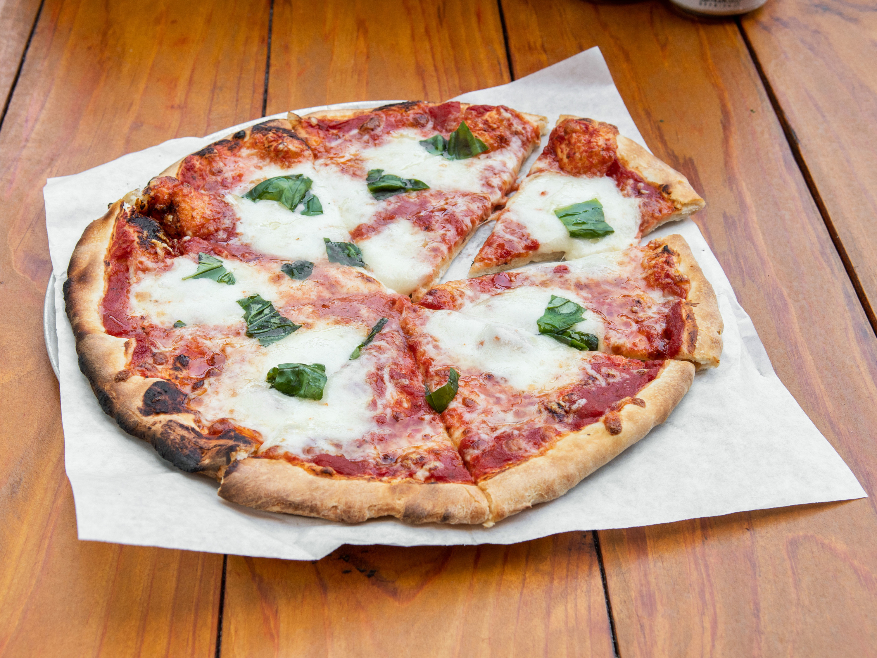 Order Margherita Pizza food online from San Francisco Brewing Co store, San Francisco on bringmethat.com