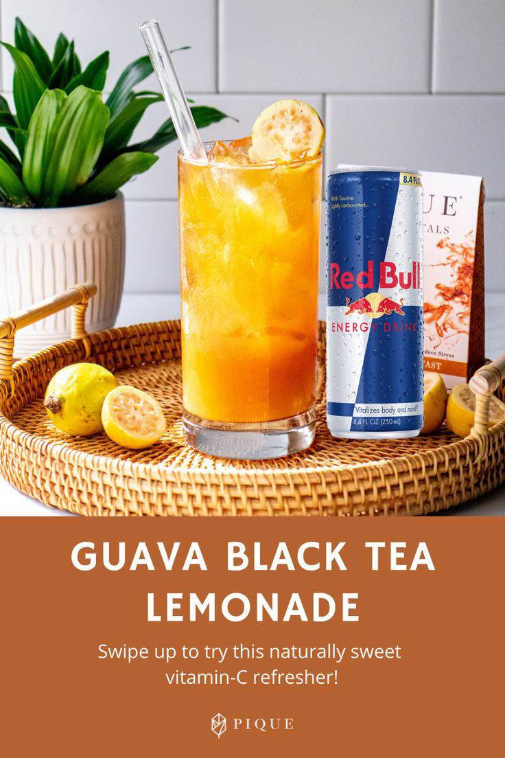 Order Guava Red Bull Tea  food online from Soup Kettle Grill store, Meridian on bringmethat.com
