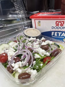 Order Greek Salad food online from Zia's store, Nassau on bringmethat.com