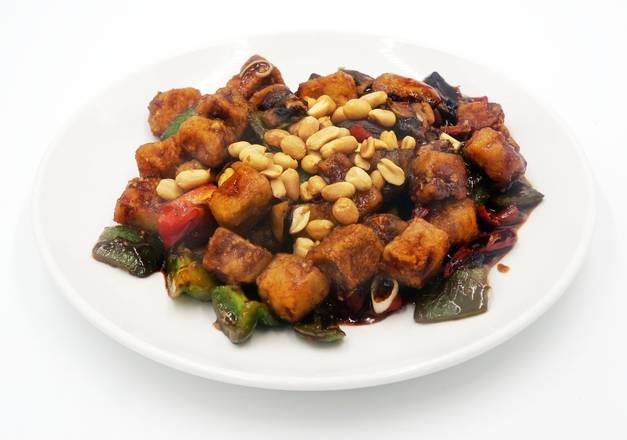 Order 704 Kung Pao Tofu 宫保豆腐 food online from 8000 Miles store, Roselle on bringmethat.com