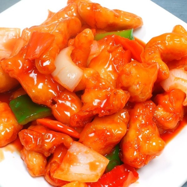 Order Sweet and Sour Chicken food online from Sakura Asian Bistro store, Richmond on bringmethat.com