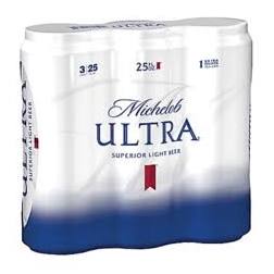 Order Michelob Ultra Beer, 25 fl. oz. - 3 Pack food online from Spades Liquor store, Los Angeles on bringmethat.com