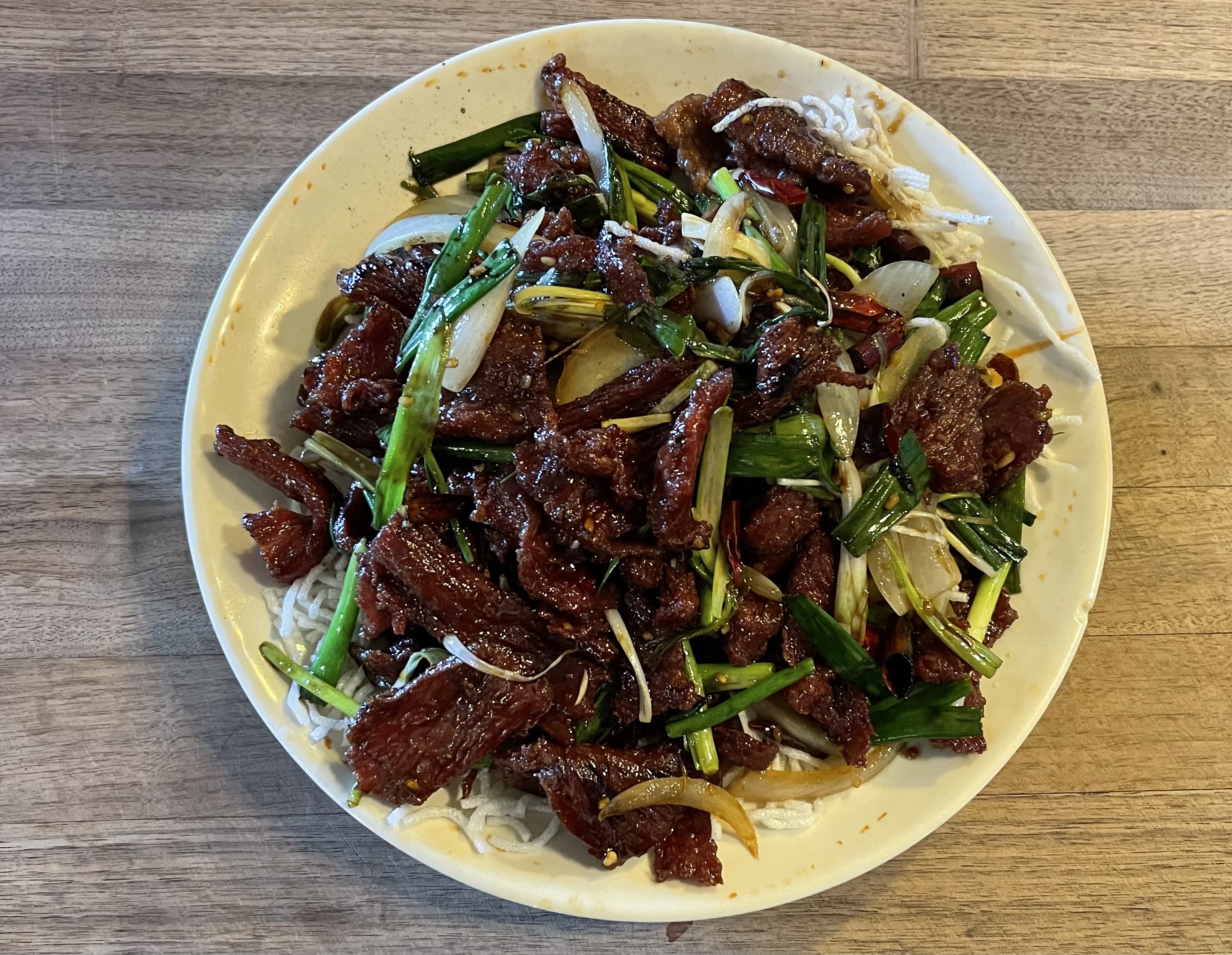 Order Mongolian Beef food online from House Of Joy store, Glendale on bringmethat.com