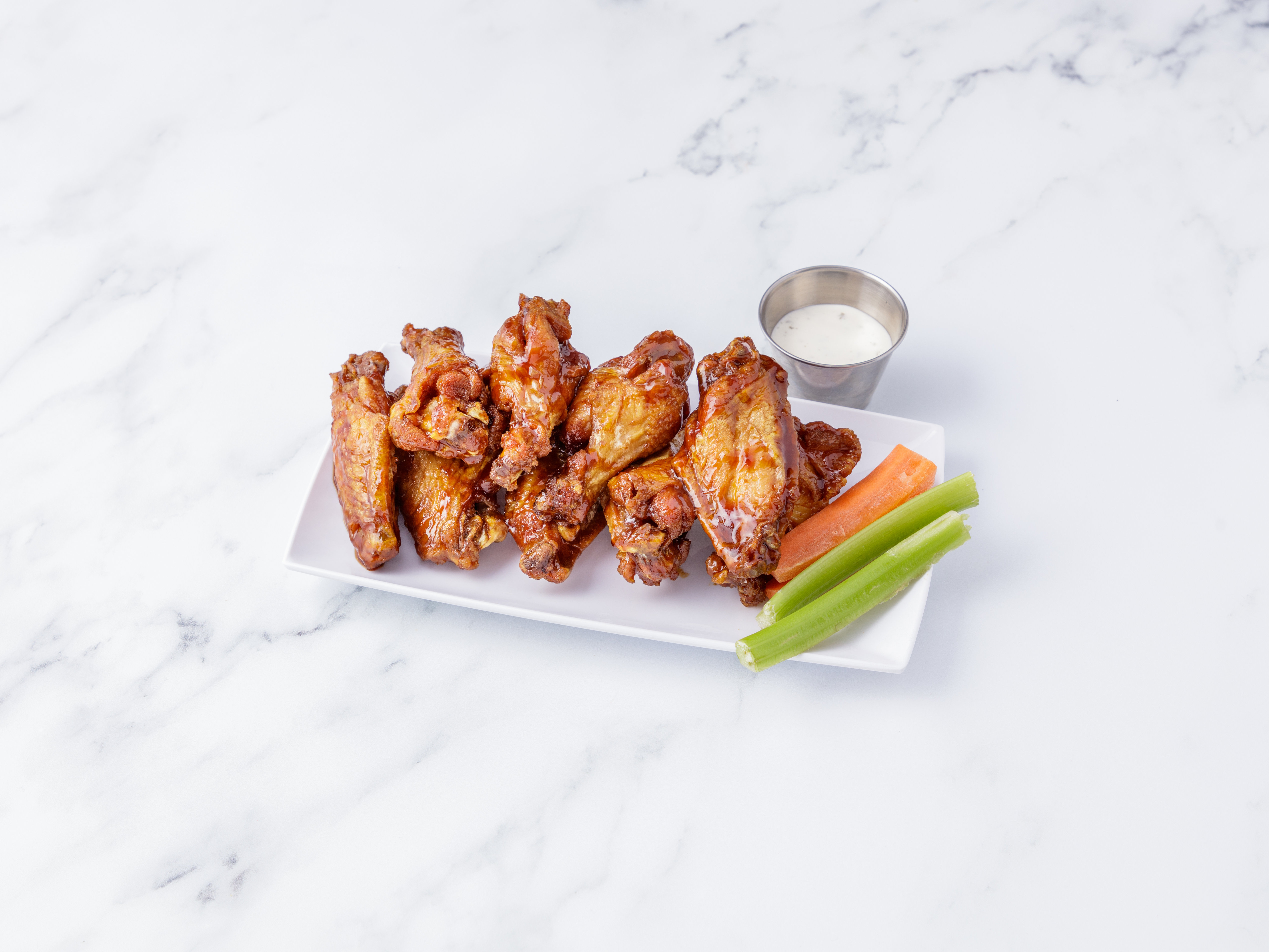 Order 8. Buffalo Wings food online from Ribs On The Run store, White Plains on bringmethat.com