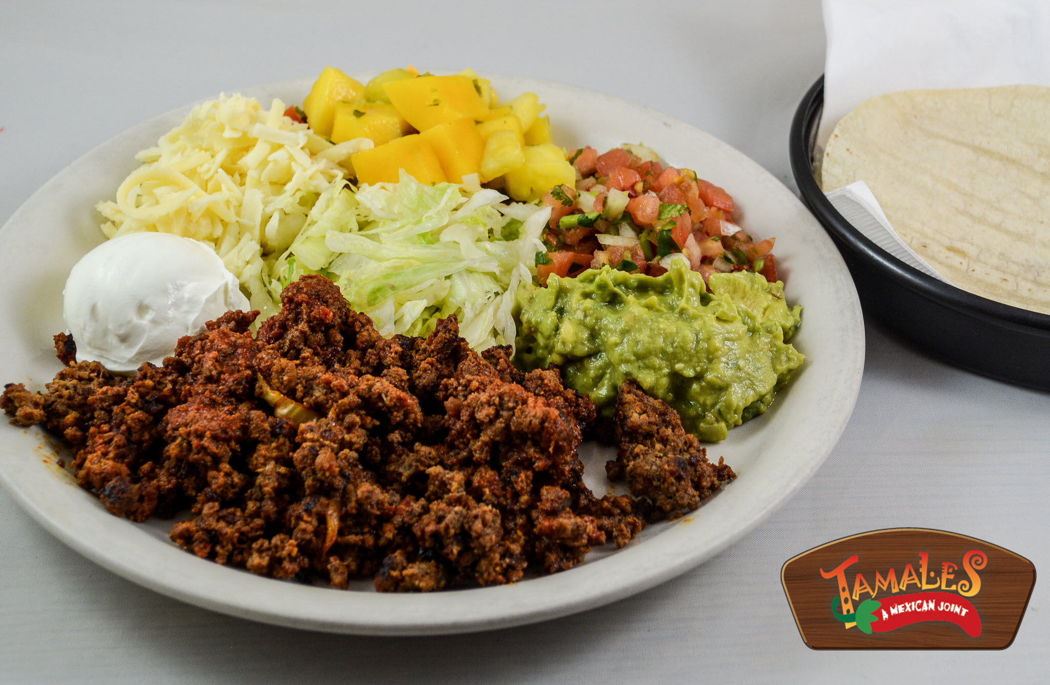 Order Seasoned Ground Beef Tacos food online from Tamales store, Highland Park on bringmethat.com
