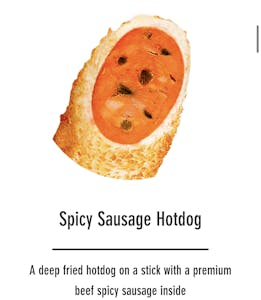 Order Spicy Sausage Hotdog food online from Ssong Hotdog store, Ridgefield on bringmethat.com