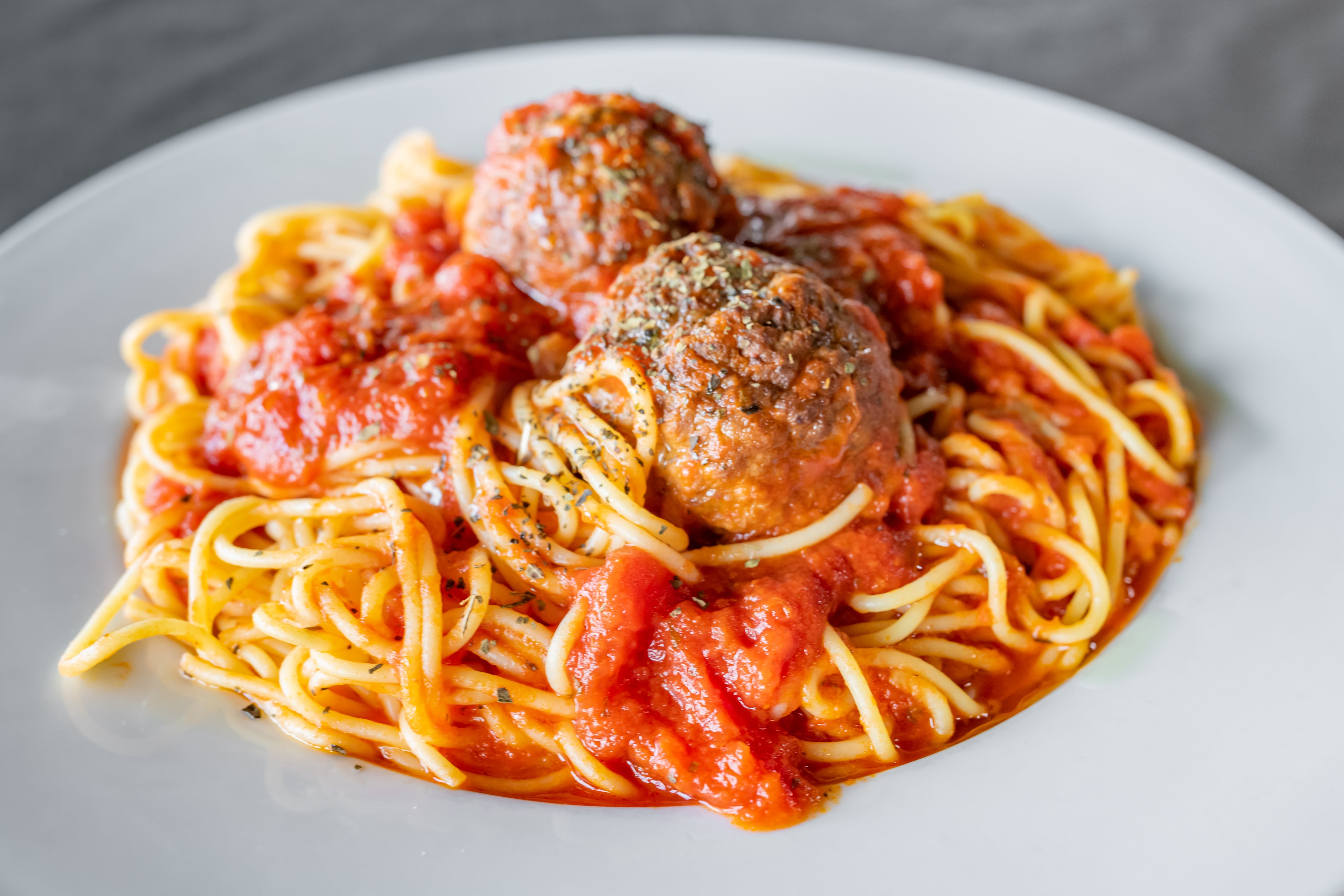 Order Spaghetti & Meatballs - Pasta food online from Luigi's Italian Restaurant  store, Fort Worth on bringmethat.com