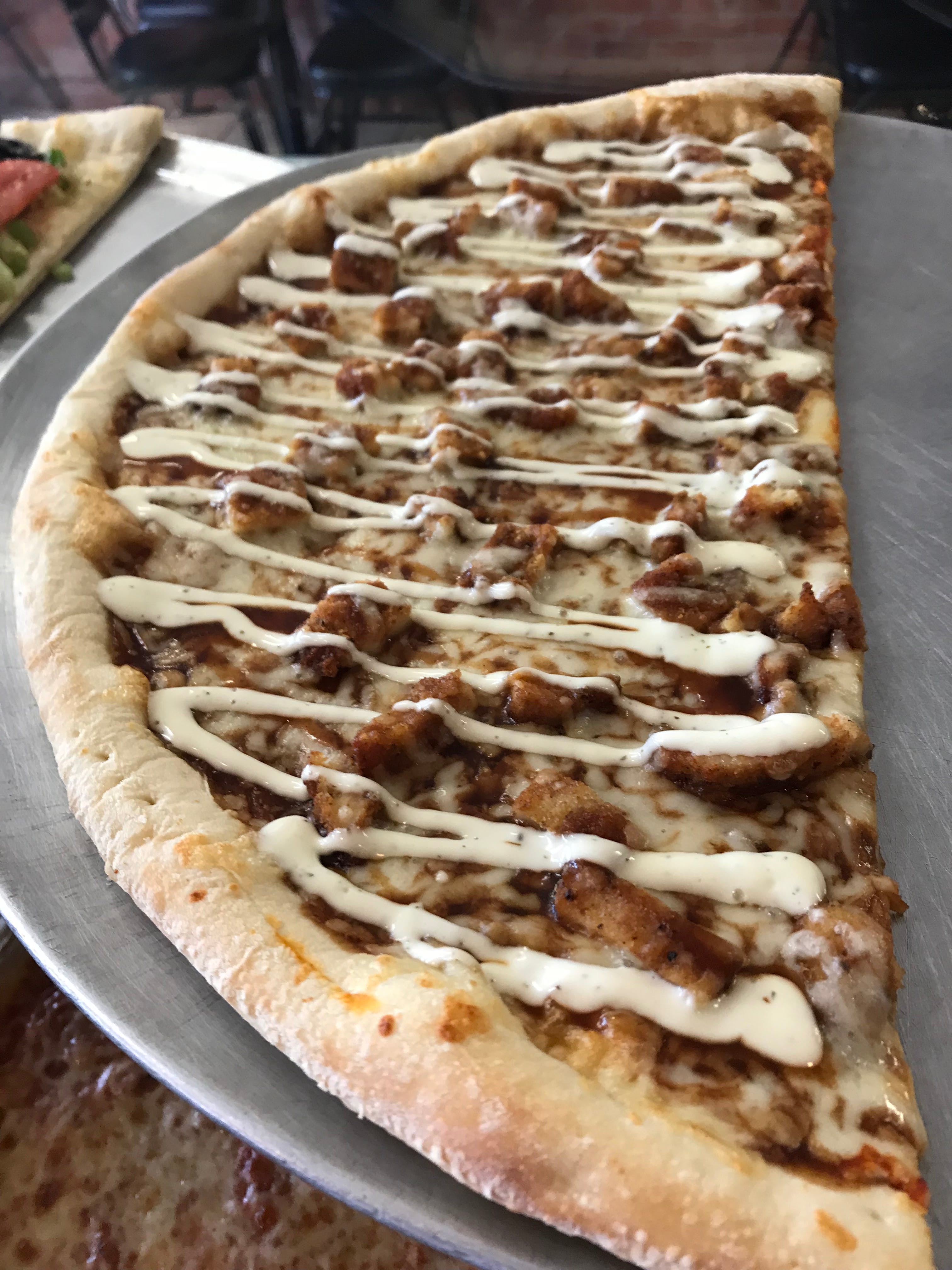 Order BBQ Chicken Pizza - 12'' (4 Slices) food online from Marcello's Pizza store, Paterson on bringmethat.com
