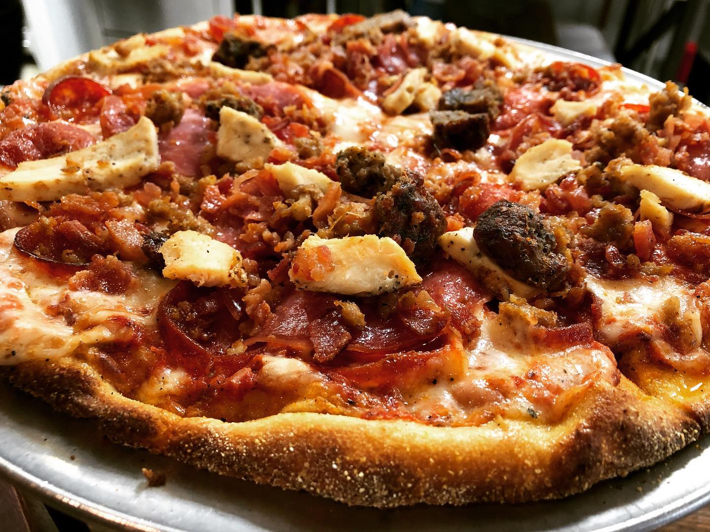 Order The Carnivore PIzza food online from Full Circle Cafe store, Anderson on bringmethat.com