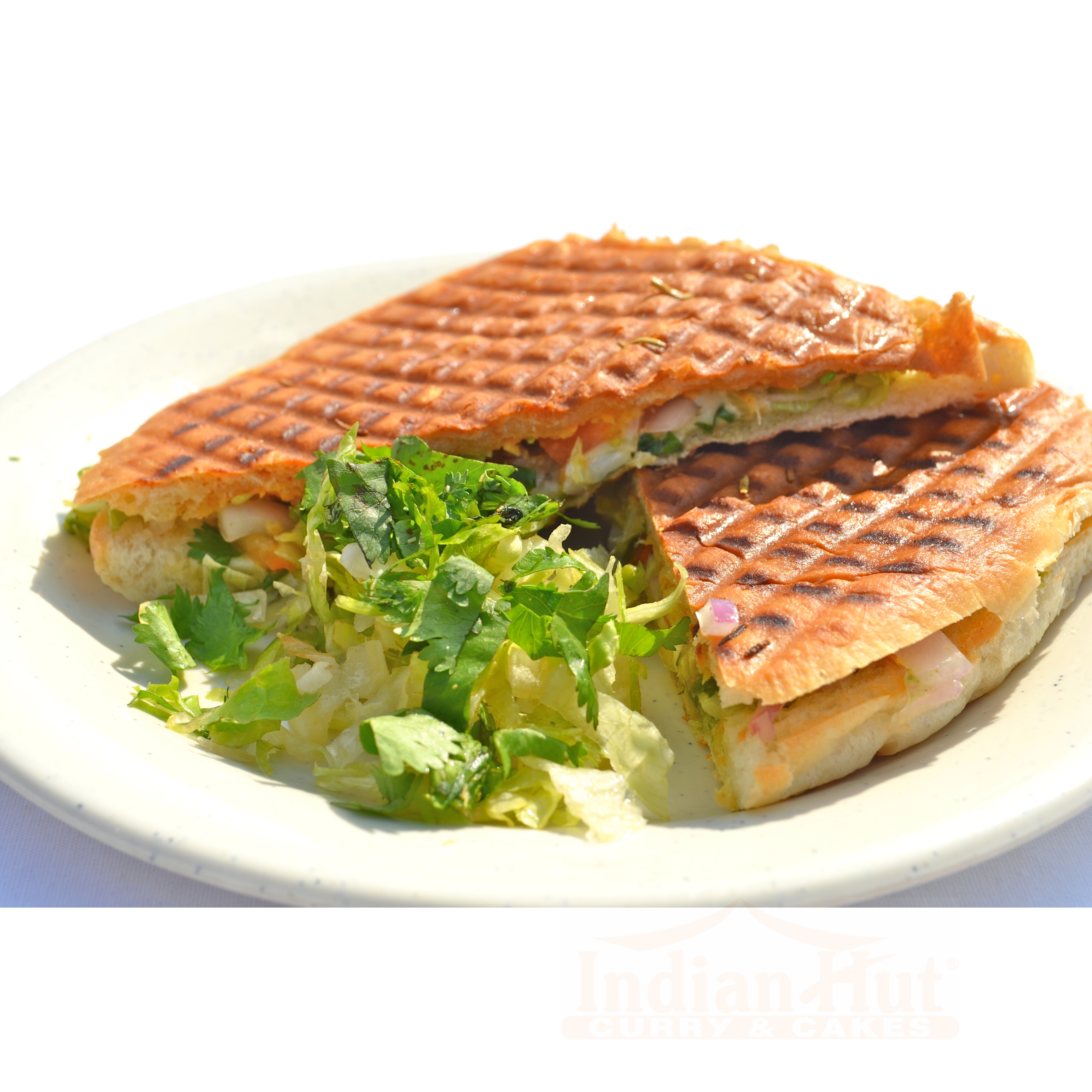 Order P2 Vegetable Panini food online from Indian Hut Lawrenceville store, Lawrence Township on bringmethat.com